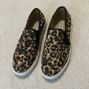 Steve Madden Leopard Slip On Sneakers